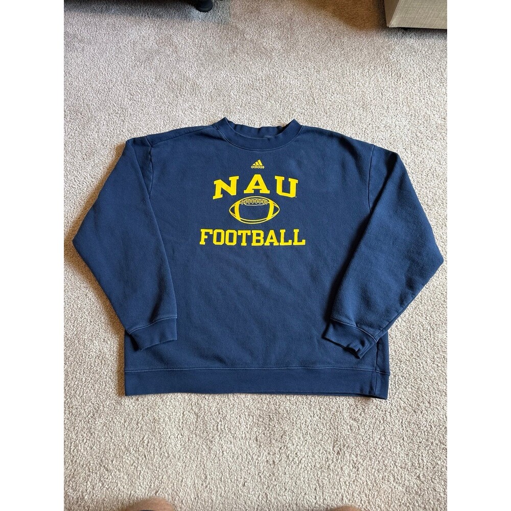NAU Football Adidas Men’s Crewneck Sweatshirt Size Large